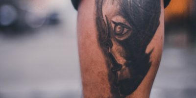 black ink tattoo